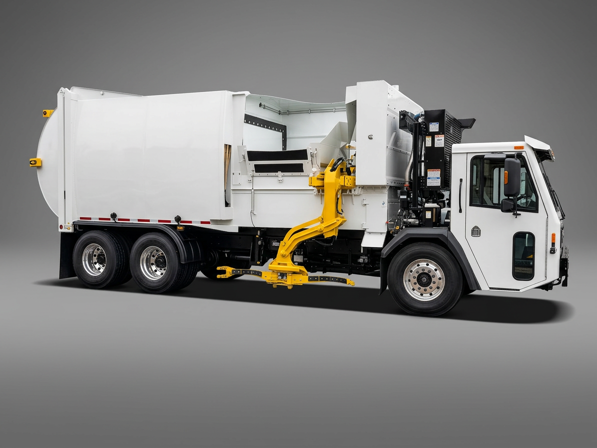 E-Z Pack automated side-loader refuse collection configuration